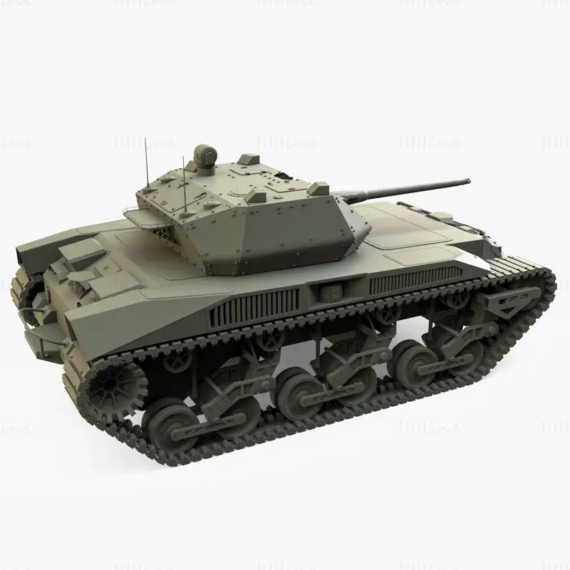 Tanque eléctrico Ripsaw M5 modelo 3d