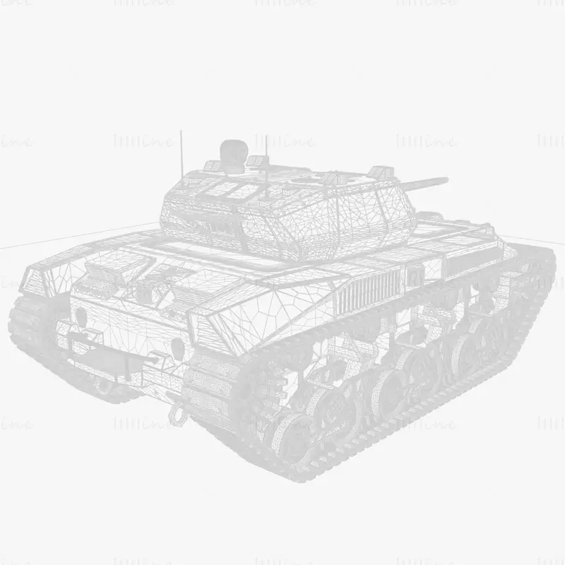 Ripsaw M5 Electric Tank 3D Model