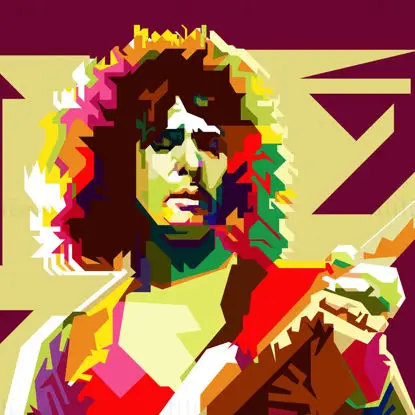 Vecteur WPAP de Ritchie Blackmore