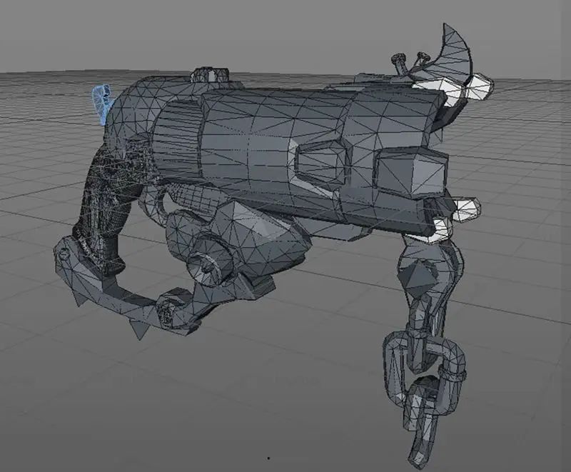 路霸 爆裂枪 3D 打印模型 STL 文件