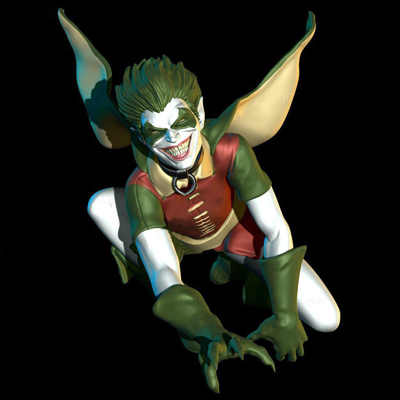 Robin Batman que ríe Modelo de impresión 3D OBJ