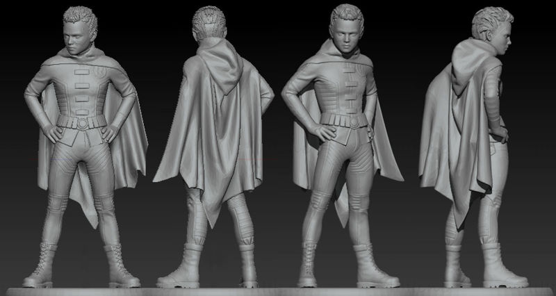 Robin Figures 3D Printing Model STL