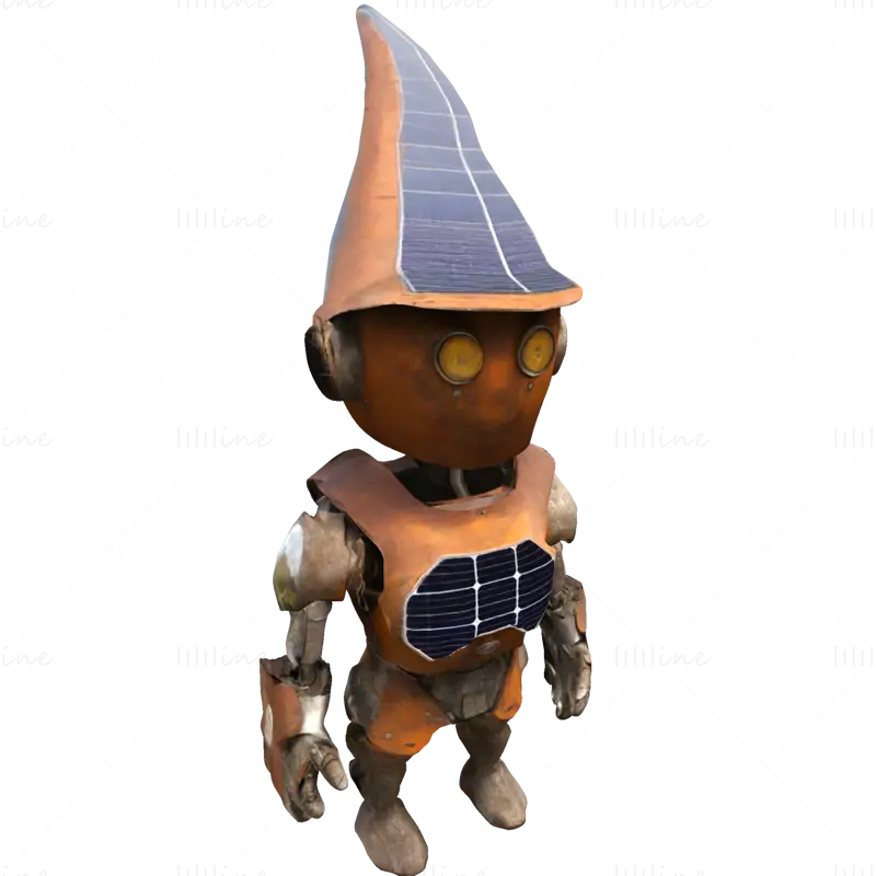 Fișiere STL pentru colecția de modele de imprimare 3D Robo Gnome Guardians