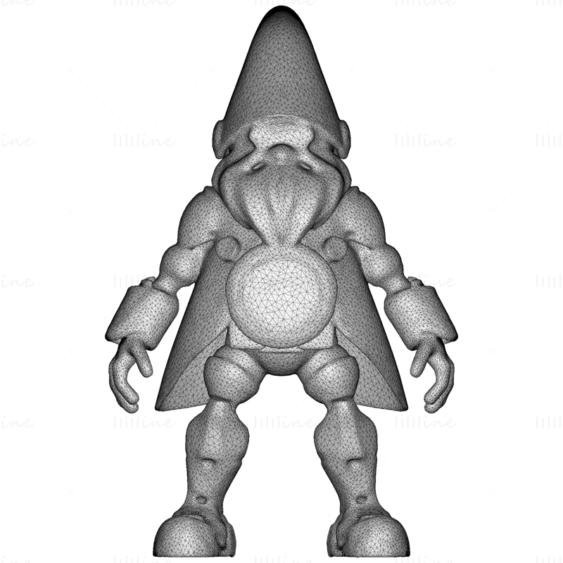 Fișiere STL pentru colecția de modele de imprimare 3D Robo Gnome Guardians