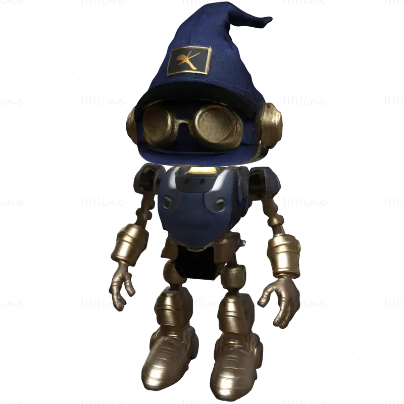 Fișiere STL pentru colecția de modele de imprimare 3D Robo Gnome Guardians