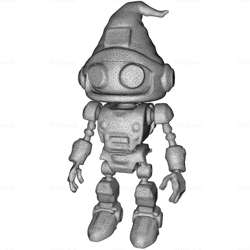 Fișiere STL pentru colecția de modele de imprimare 3D Robo Gnome Guardians