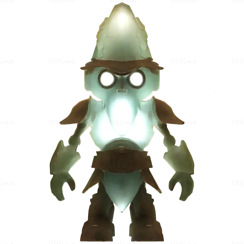 Fișiere STL pentru colecția de modele de imprimare 3D Robo Gnome Guardians