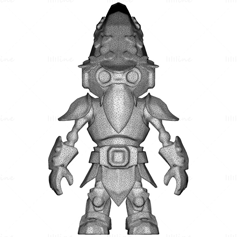 Fișiere STL pentru colecția de modele de imprimare 3D Robo Gnome Guardians