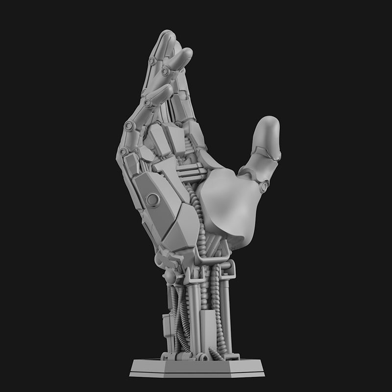 Robot Hand 3d Printing Model STL