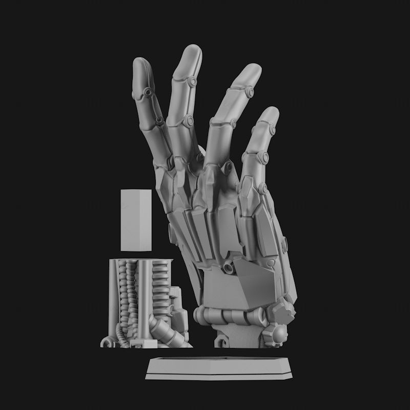 Robot Hand 3d printing model STL
