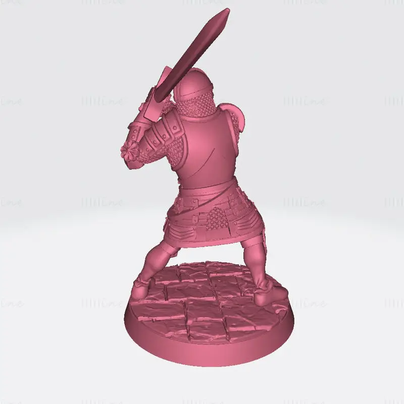 Rodrick El Cid Miniatures 3D Printing Model STL