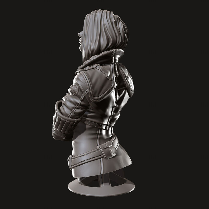 Rogue Bust X-men Miniatures 3D Model Ready to Print
