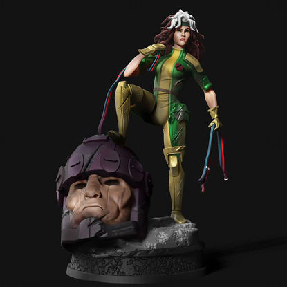 Rogue X-men on Sentinel Miniatures 3D Model Ready to Print