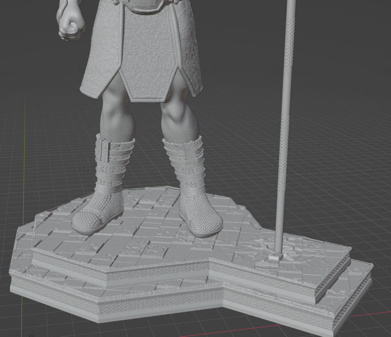Modelo 3D de estatuas de Ronan listo para imprimir