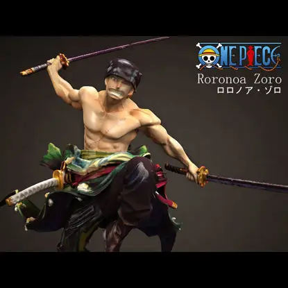 Roronoa Zoro - Modelo de impresión 3D de One Piece STL