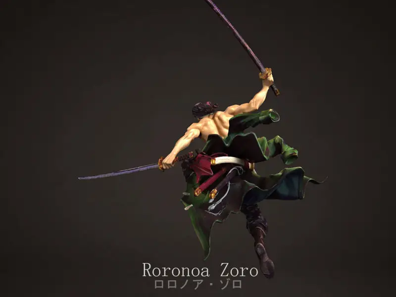 Roronoa Zoro - Modèle d'impression 3D One Piece STL