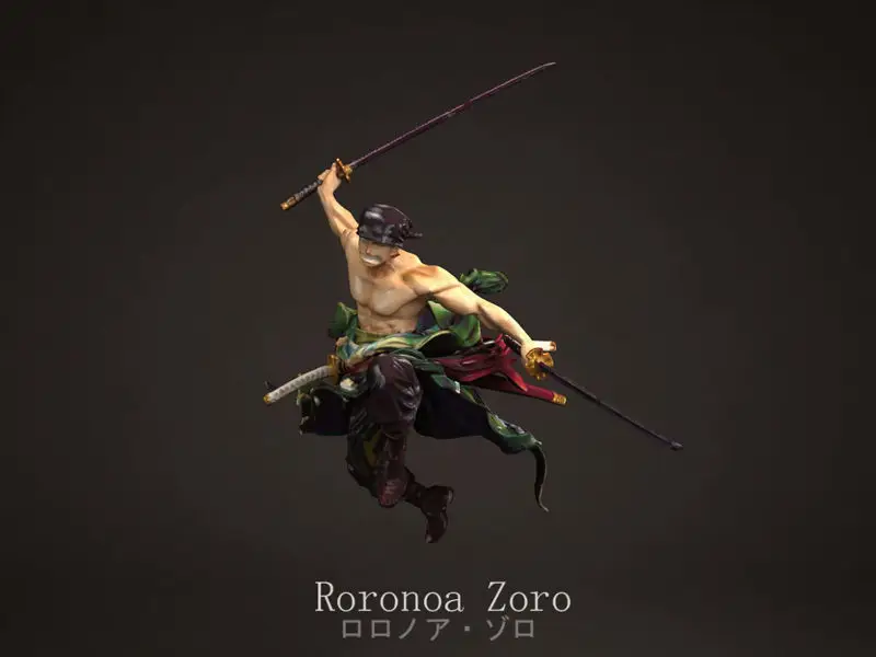 Roronoa Zoro - Modèle d'impression 3D One Piece STL