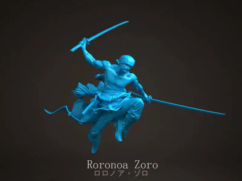 Roronoa Zoro - One Piece 3D Printing Model STL