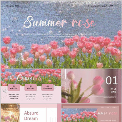 Rose PowerPoint Template