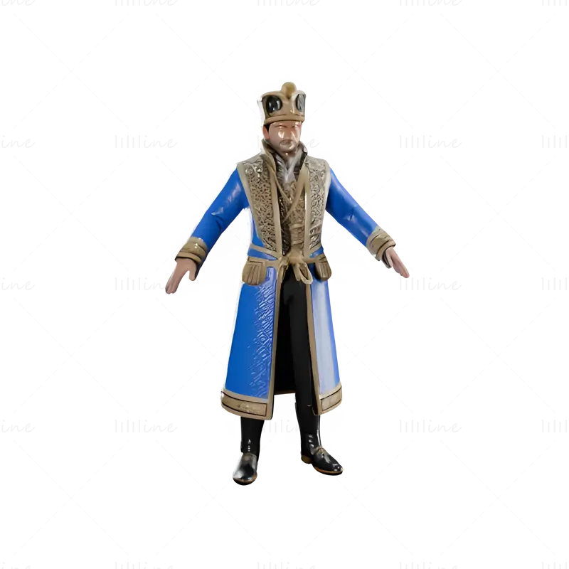 Colecția de modele de imprimare 3D Royal Attire