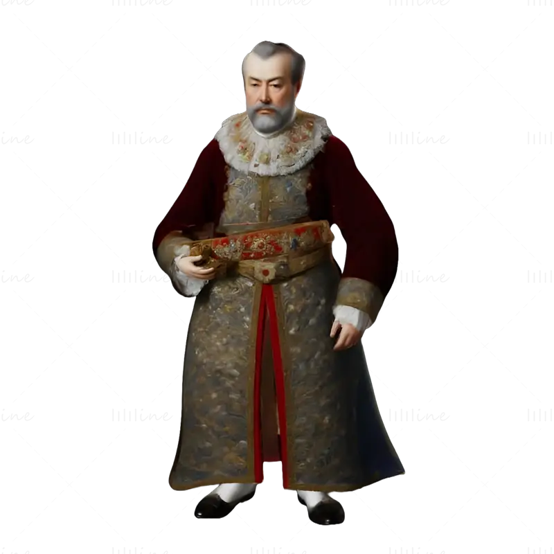 Royal Attire 3D Print Model Collection