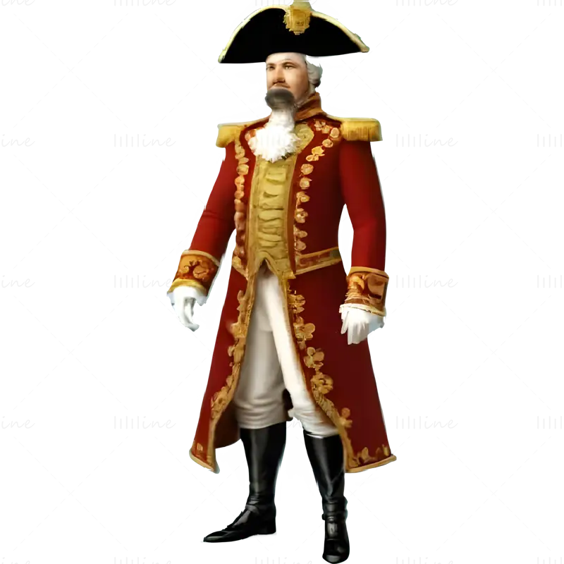 Royal Attire 3D Print Model Collection