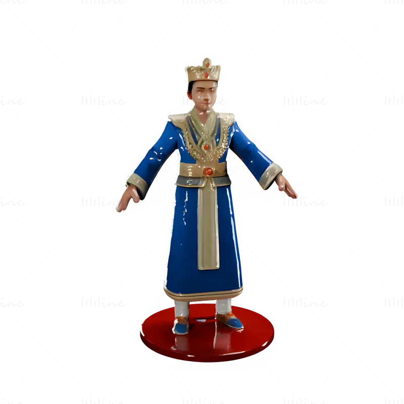 Royal Palace Collection - 3D tiskový model figurky mladého prince