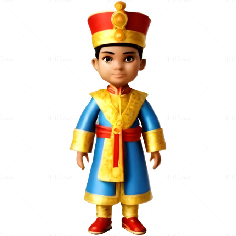 Royal Palace Collection - Young Prince Figurines 3D Print Model