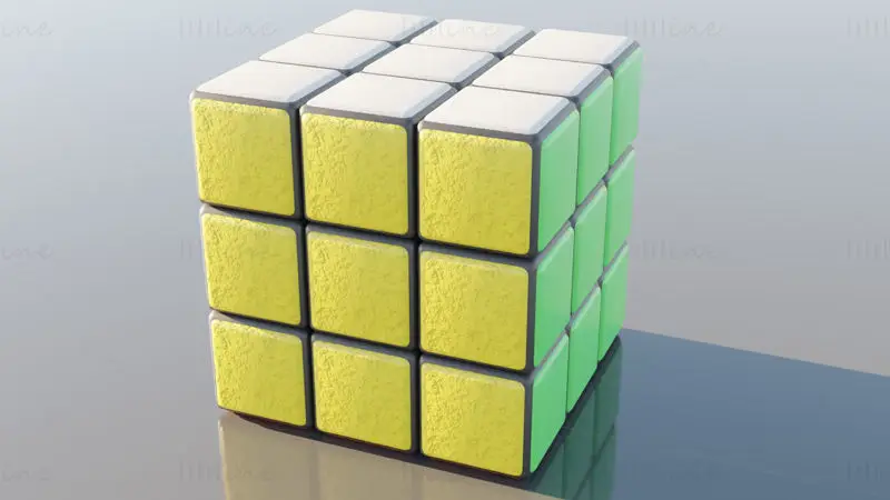 Rubik Cube 3D Model