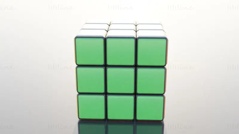 Rubik Cube 3D Model