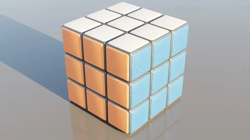 Rubik Cube 3D Model