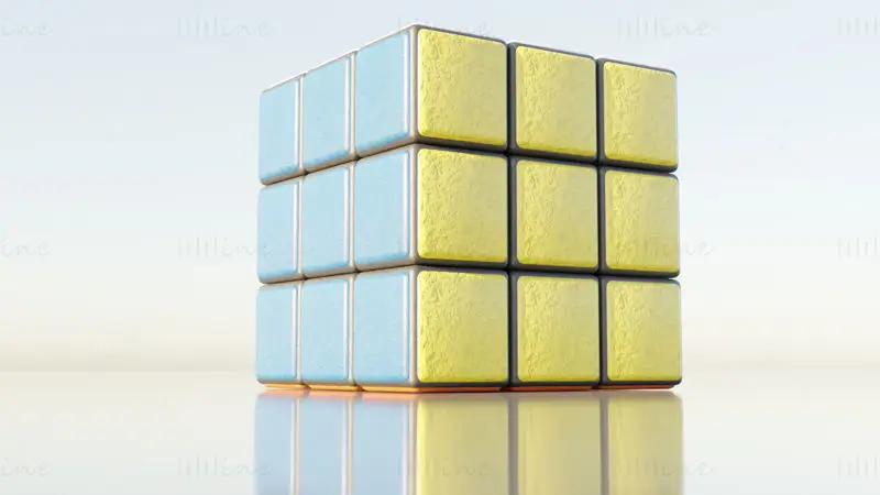 Rubik Cube 3D Model