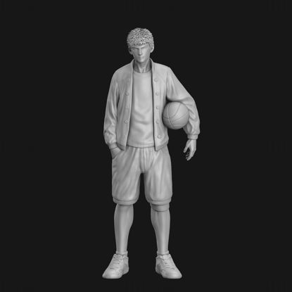 Rukawa Kaede 3D-printmodel STL