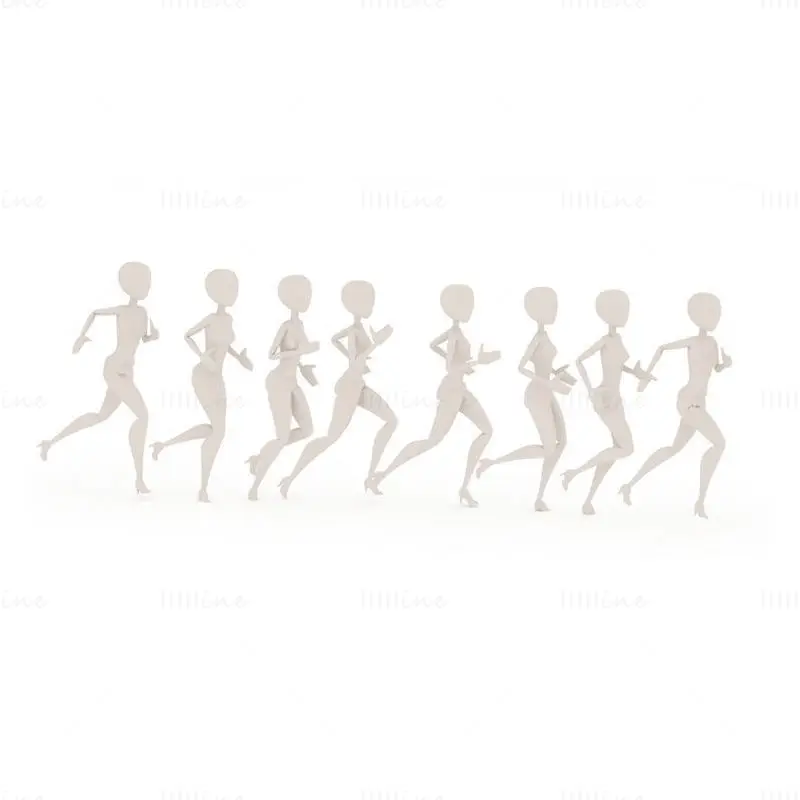 Koşu Sporları bip 3ds Max Motion Capture