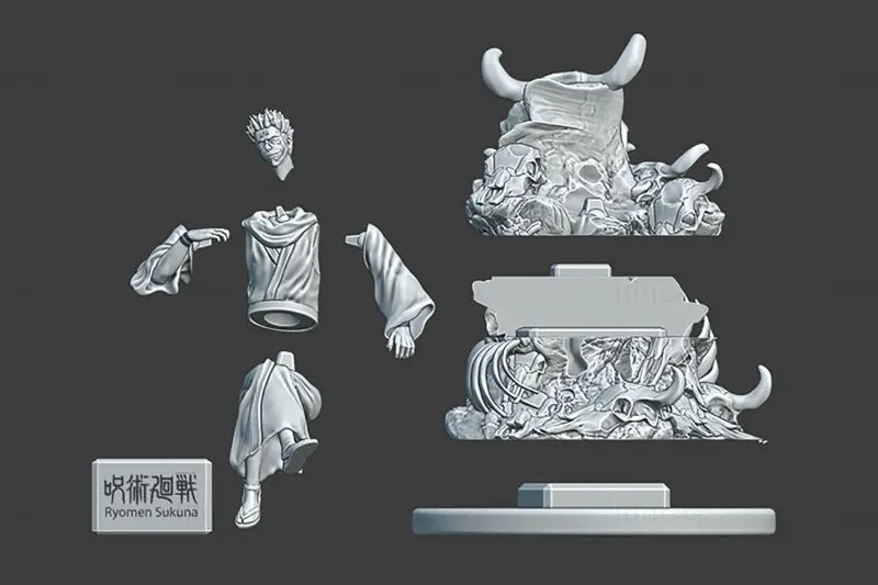 Ryomen Sukuna - Jujutsu Kaisen 3D Printing STL Model