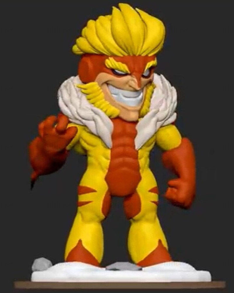 Sabretooth Chibi Statues 3D Model Ready to Print