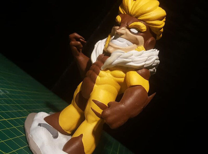 Sabretooth Chibi Statues Modèle 3D prêt à imprimer
