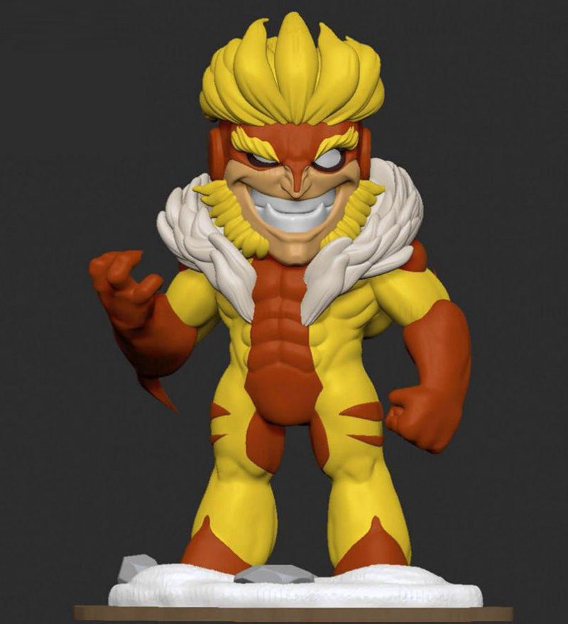Sabretooth Chibi Statues 3D Model Ready to Print