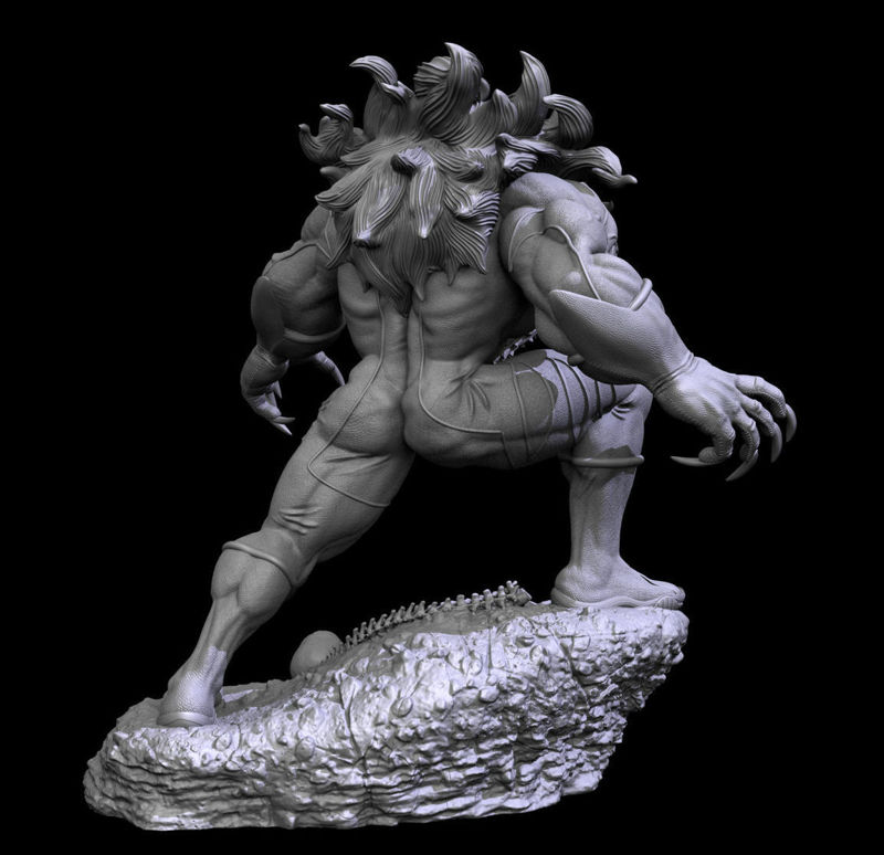 Sabretooth Statues 3D Model Ready to Print