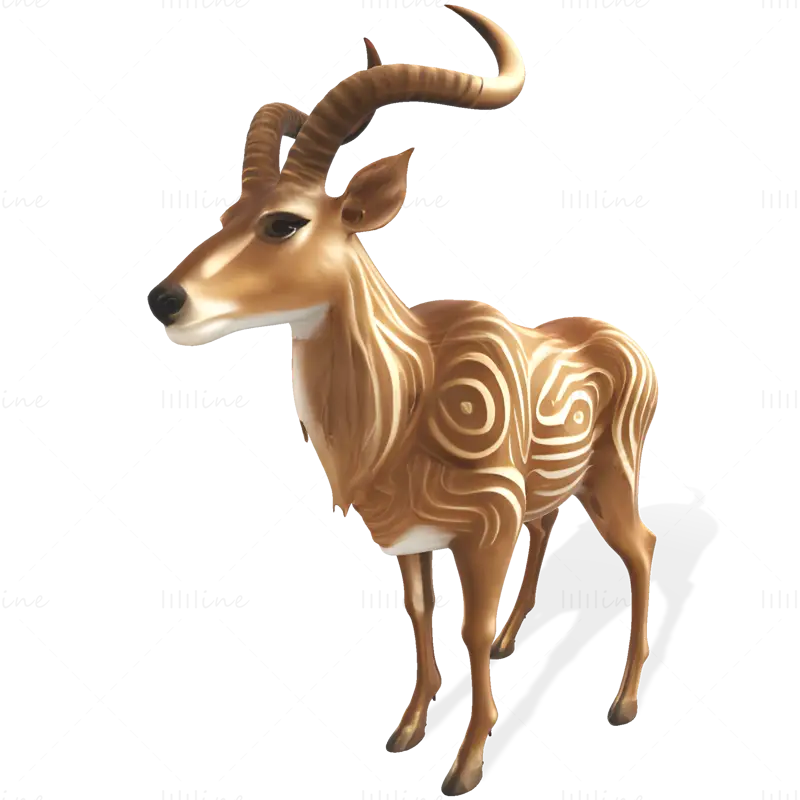 3D-модель Safari Guardians: Коллекция мифических животных