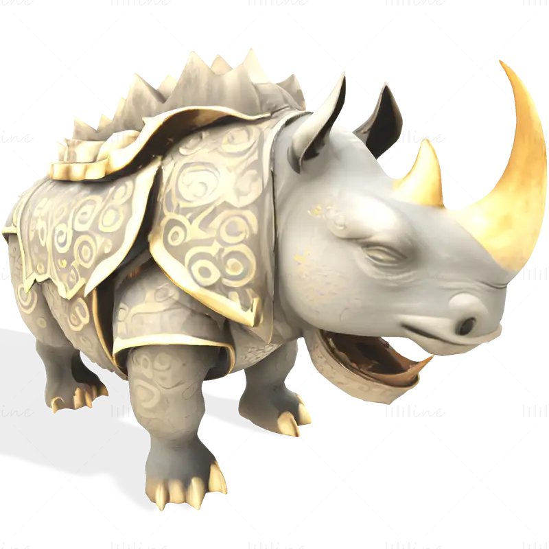 3D-модель Safari Guardians: Коллекция мифических животных