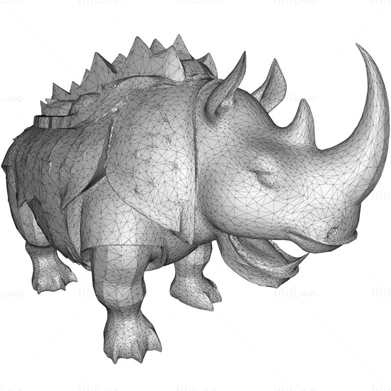 3D-модель Safari Guardians: Коллекция мифических животных