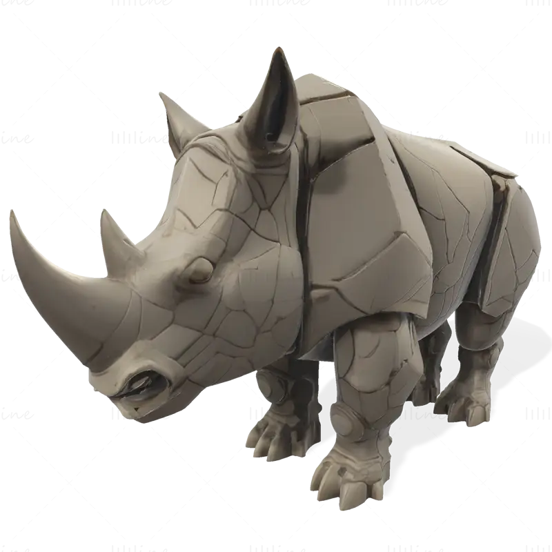 3D-модель Safari Guardians: Коллекция мифических животных
