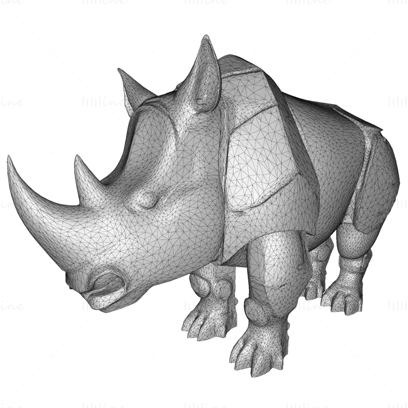 3D-модель Safari Guardians: Коллекция мифических животных