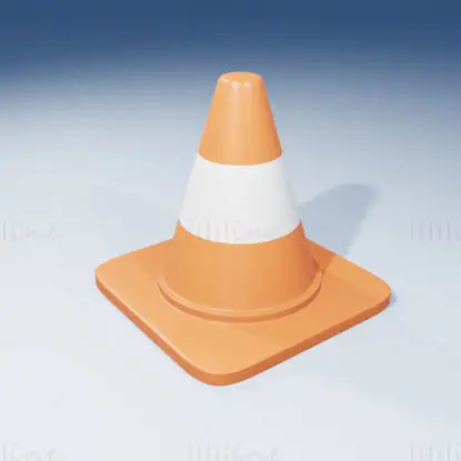 Safety Cone 3D Model
