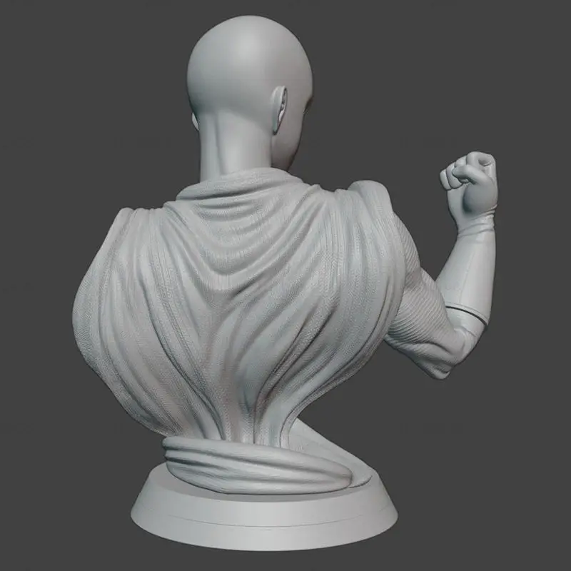 Modelo de impressão 3D do busto de Saitama STL