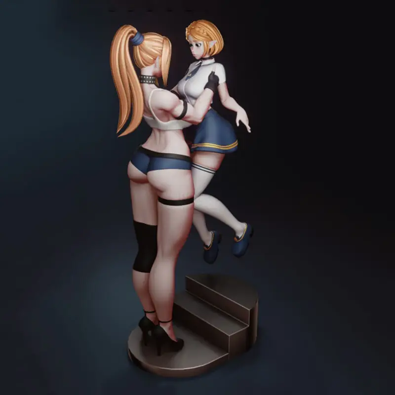 Samus Aran și Zelda Figures 3D Printing Model STL