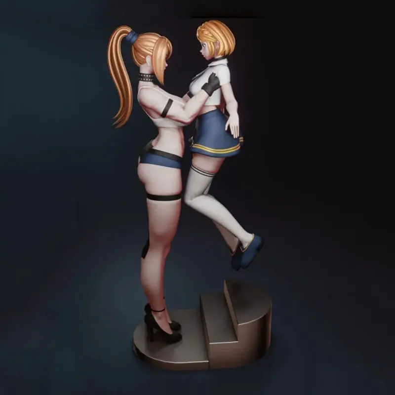 Samus Aran és Zelda figurák 3D nyomtatási modell STL