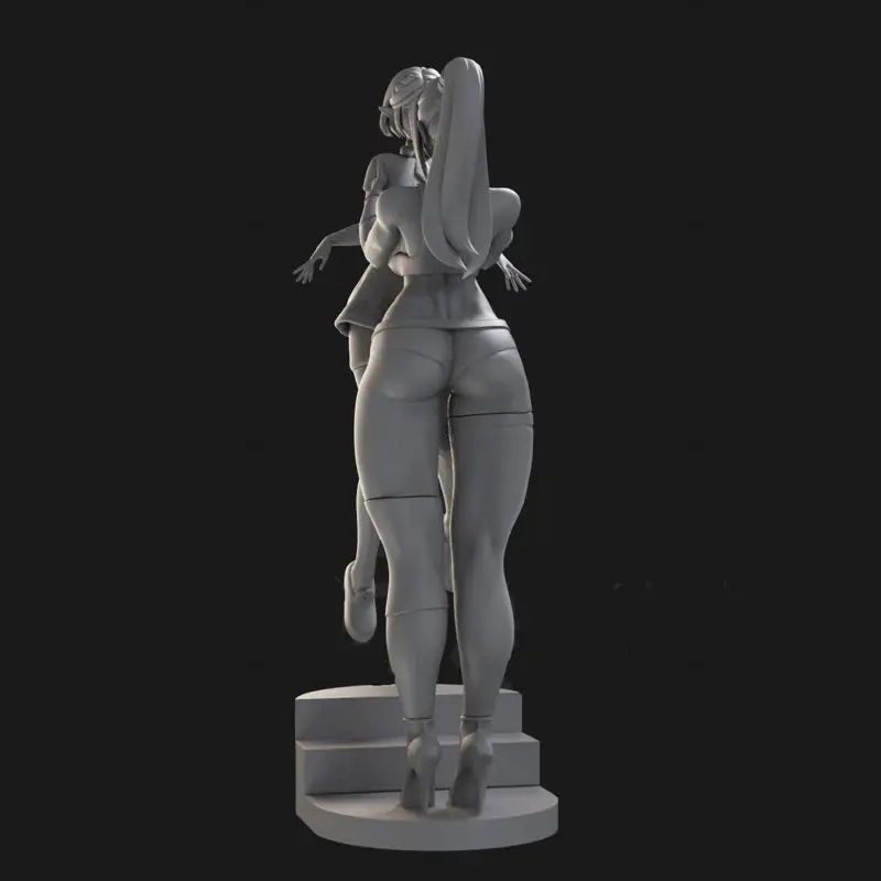 Samus Aran ve Zelda Figürleri 3D Baskı Modeli STL