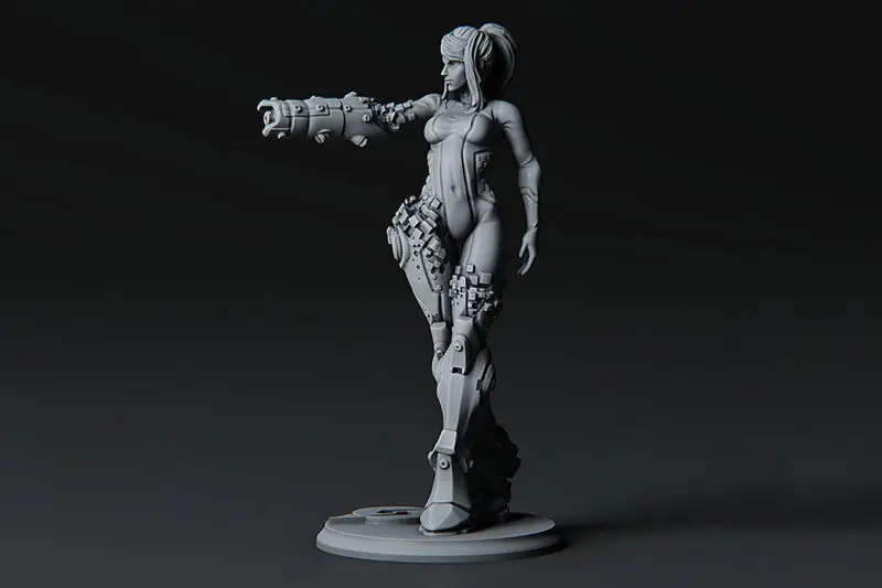 Samus Aran Metroid 3D Print Model STL Files